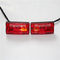 Oem Replacement Rectangle Led Tail Lights , Universal Custom Rear Car Lights